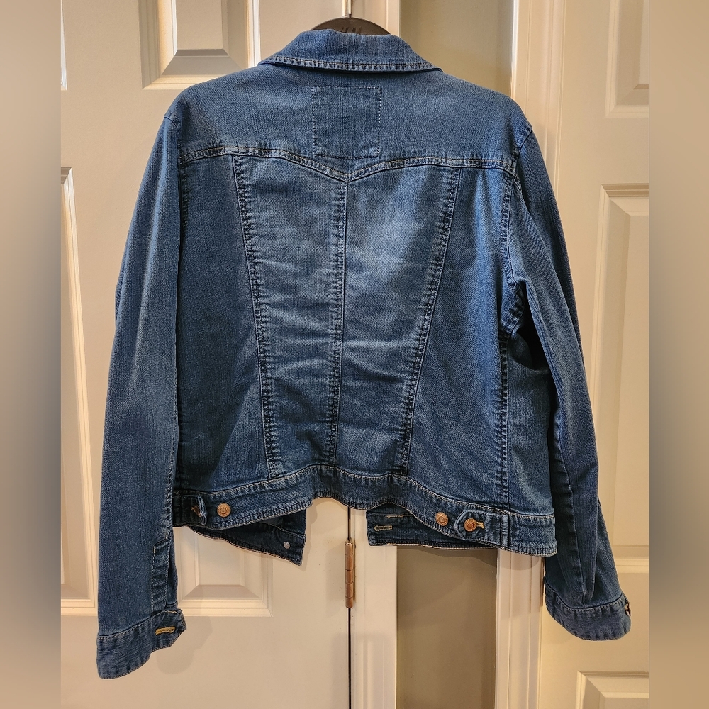Sonoma Blue Denim Jacket with Button Front -XL - Picture 5 of 11
